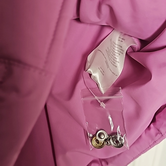 Twix by Simons Pink Puffy Vest Coat, Medium - Picture 6 of 8